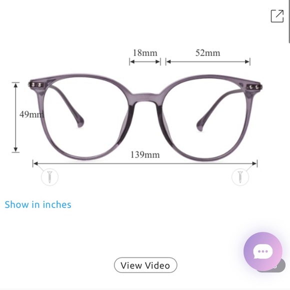 #S939 Glasses Frames from Firmoo, size large with prescription - Picture 3 of 8